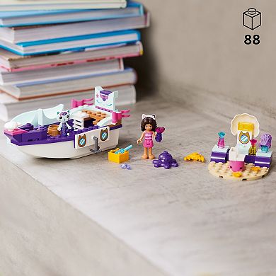 LEGO Gabby's Dollhouse Gabby & MerCat’s Ship & Spa Building Toy 10786 (88 Pieces)