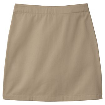 Girls 7-16 Lands' End School Uniform Slim Blend Chino Skort