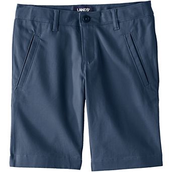 Girls 4-16 Lands' End School Uniform Stretch Chino Bermuda Shorts