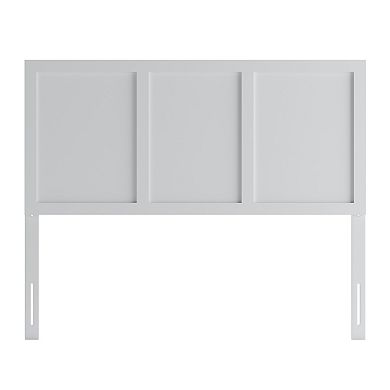 Emma and Oliver Omar Paneled Wooden Adjustable Headboard Only