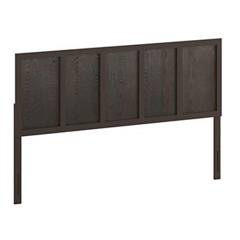 Emma and Oliver Omar Paneled Wooden Adjustable Headboard Only