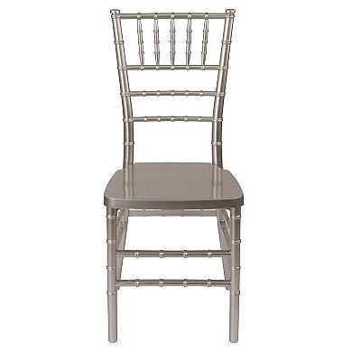 Emma and Oliver 2 Pack PREMIUM Resin Stacking Chiavari Chair