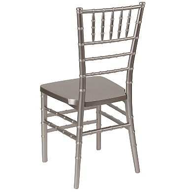 Emma and Oliver 2 Pack PREMIUM Resin Stacking Chiavari Chair