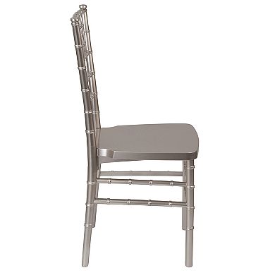 Emma and Oliver 2 Pack PREMIUM Resin Stacking Chiavari Chair