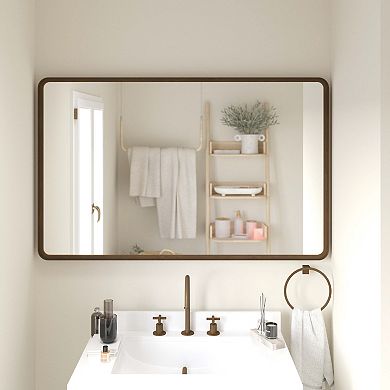 Emma and Oliver Wall Mirror with Silver Backed Glass
