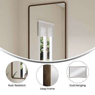 Emma and Oliver Wall Mirror with Silver Backed Glass