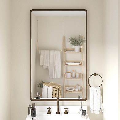 Emma and Oliver Wall Mirror with Silver Backed Glass