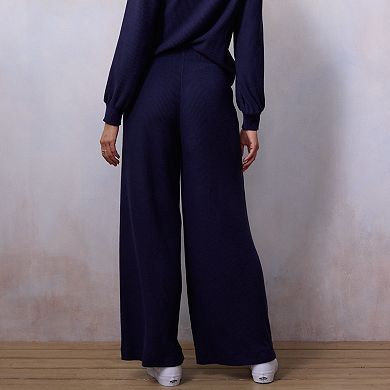 Women's LC Lauren Conrad Super High-Rise Pintuck Knit Pants