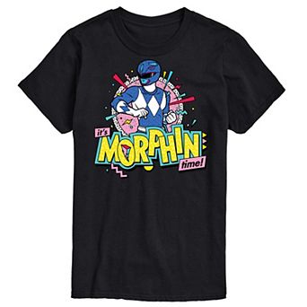 Men's Power Rangers Morphin Time Blue Graphic Tee