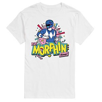 Men's Power Rangers Morphin Time Blue Graphic Tee