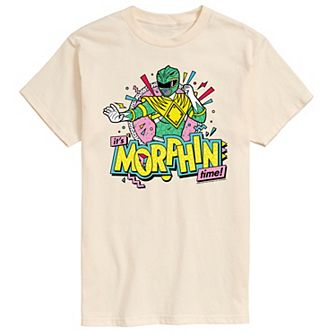 Men's Power Rangers Morphin Time Green Graphic Tee