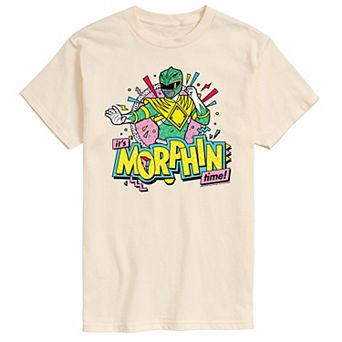 Men's Power Rangers Morphin Time Green Graphic Tee