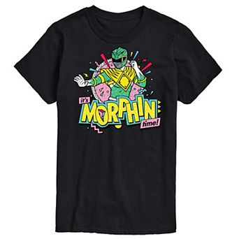 Men's Power Rangers Morphin Time Green Graphic Tee