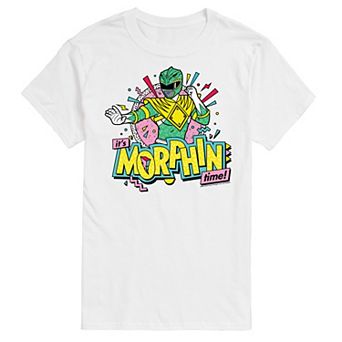 Men's Power Rangers Morphin Time Green Graphic Tee