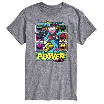 Men's Power Rangers Zord Heads Graphic Tee