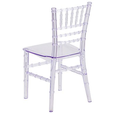 Emma and Oliver 10PK Indoor/Outdoor Child's Resin Chiavari for Home or Home Based Business