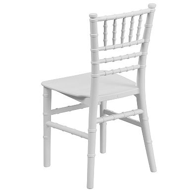 Emma and Oliver 10 Pack Child’s All Occasion Resin Chiavari Chair for Home or Home Based Rental Business