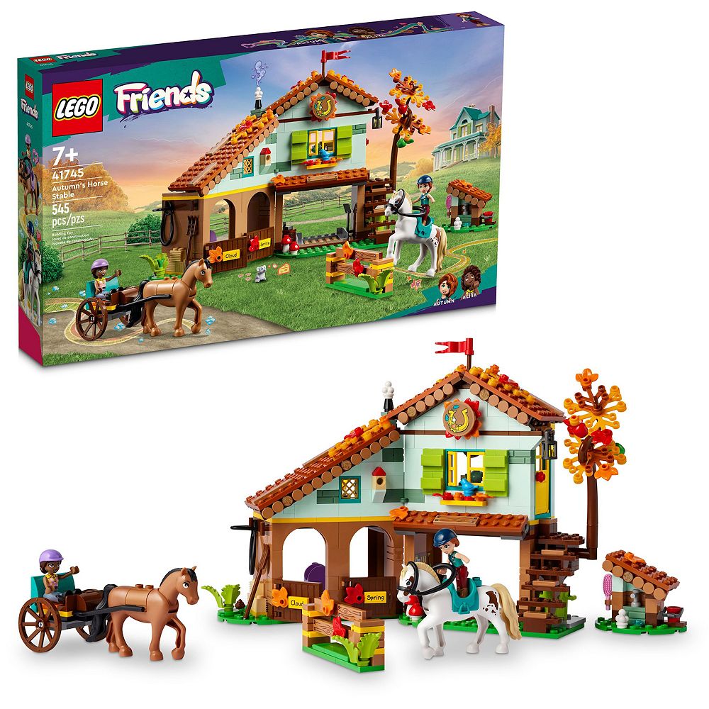 クスカズ LEGO Friends Autumn's Horse Stable Role Play Building Toy 41745