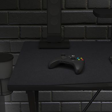 Emma and Oliver Tyr Mega Size PC Gaming Mouse Pad with Micro Weave Cloth Surface, Anti-Slip Rubber Backing and Cable Management