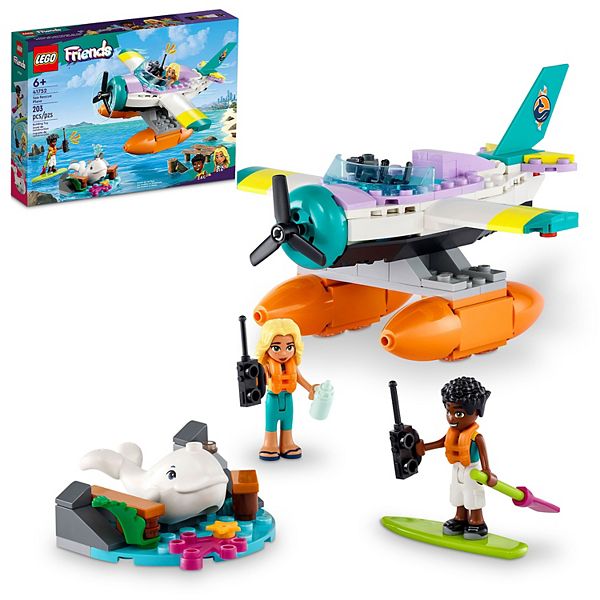 LEGO Friends Sea Rescue Plane Creative Building Toy 41752 (203 Pieces) - Multi