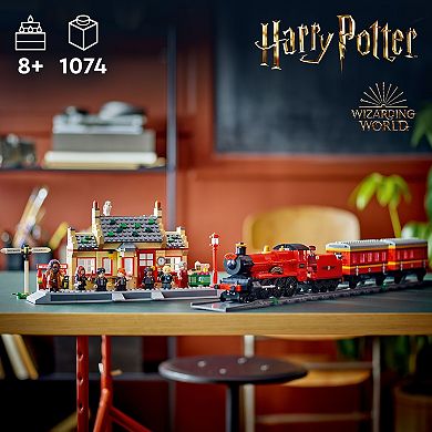 LEGO Harry Potter Hogwarts Express & Hogsmeade Station Train Set 76423 (1074 Pieces)