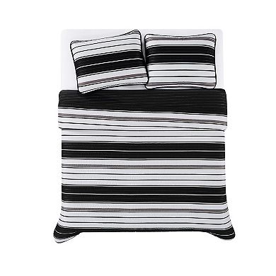 Truly Soft Brentwood Stripe Quilt Set