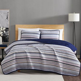 Truly Soft Teagan Stripe Quilt Set