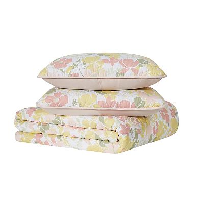Truly Soft Garden Floral Quilt Set