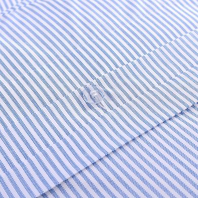 Poppy & Fritz Oxford Stripe Blue Duvet Cover Set with Sham