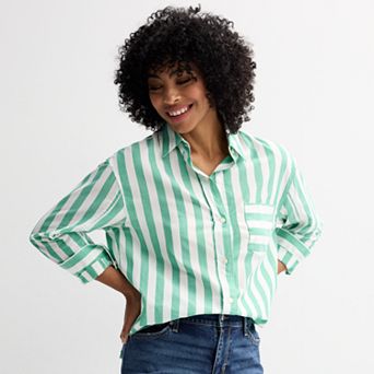 Women's Sonoma Goods For Life® Oversized Boyfriend Shirt