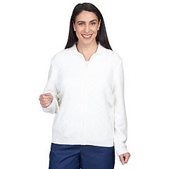 Womens White Alfred Dunner Tops, Clothing