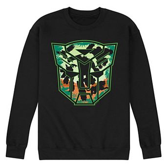Men's Transformers Autobot Jungle Logo Fleece Sweatshirt