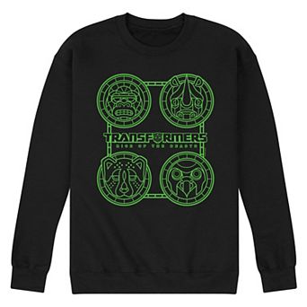 Men's Transformers Maximal Symbols Fleece Sweatshirt