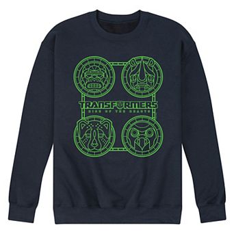 Men's Transformers Maximal Symbols Fleece Sweatshirt