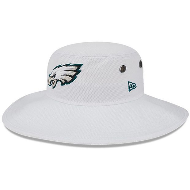 Men's New Era White Philadelphia Eagles 2023 NFL Training Camp Panama  Bucket Hat