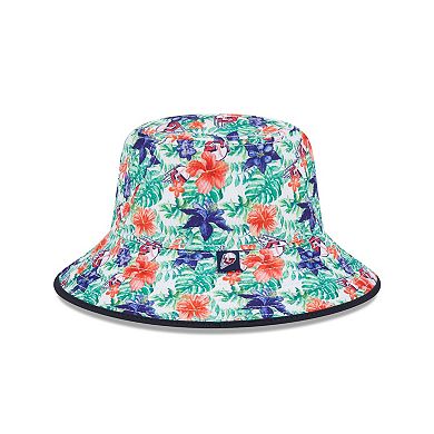 Men's New Era Cleveland Guardians Tropic Floral Bucket Hat