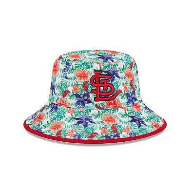 Men's New Era St. Louis Cardinals Tropic Floral Bucket Hat