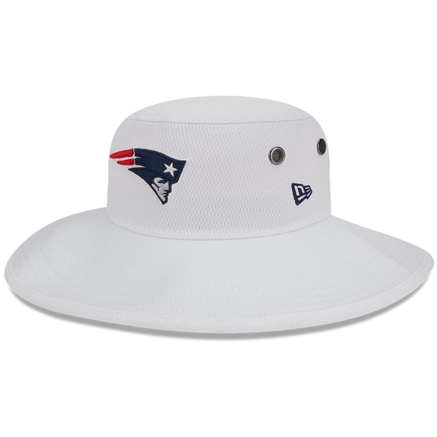 Men's New Era White Pittsburgh Steelers 2023 NFL Training Camp Panama Bucket Hat