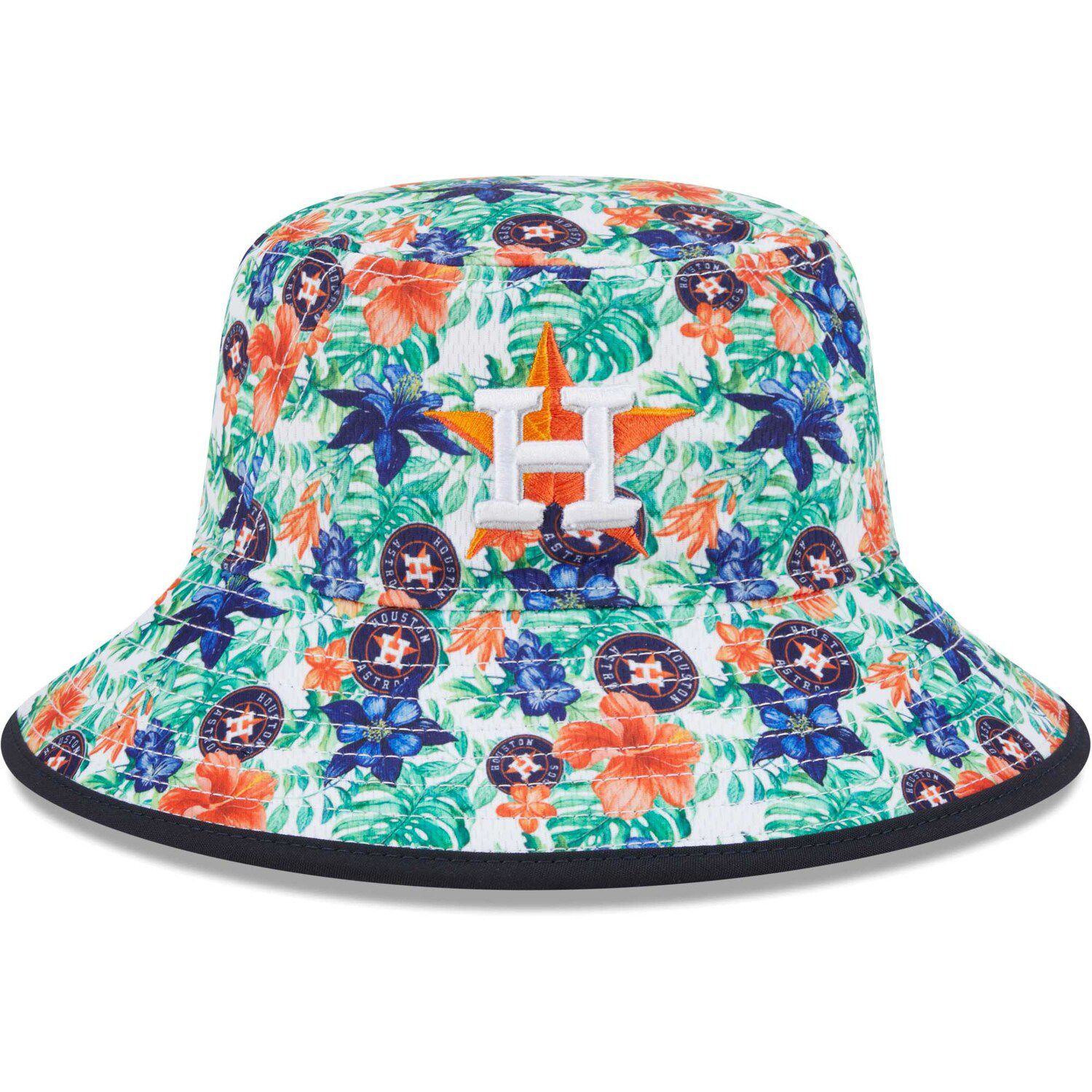 47 Brand Houston Astros Striped Bucket Hat in White for Men