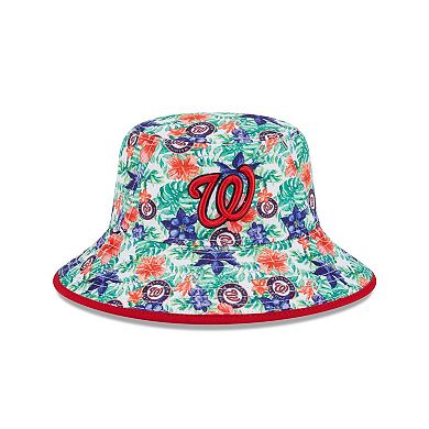 Men's New Era Washington Nationals Tropic Floral Bucket Hat