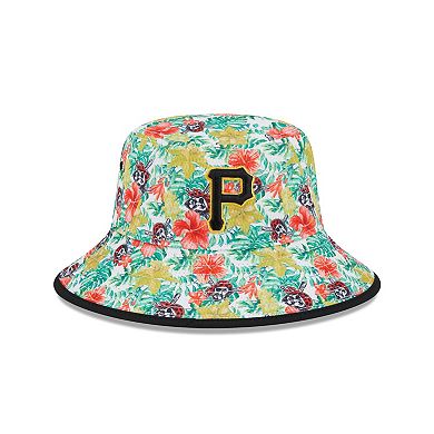 Men's New Era Pittsburgh Pirates Tropic Floral Bucket Hat