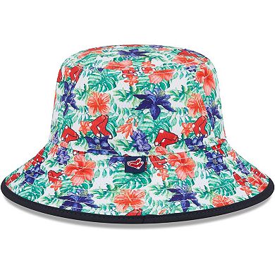 Men's New Era Boston Red Sox Tropic Floral Bucket Hat
