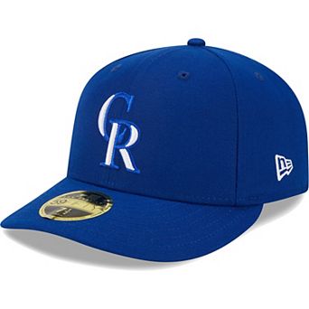 Men's New Era Royal Colorado Rockies White LogoÂ Low Profile 59FIFTY Fitted Hat