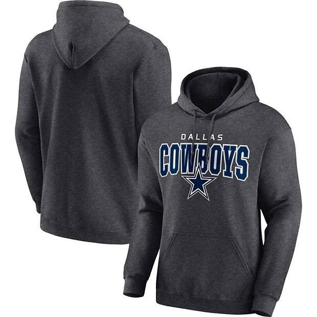 Men's Fanatics Branded Heather Charcoal/Navy Dallas Cowboys Long