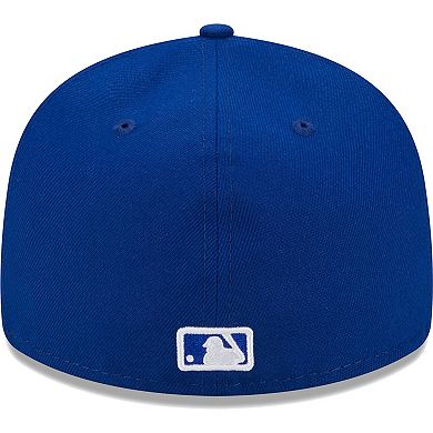 Men's New Era Royal Los Angeles Dodgers White LogoÂ Low Profile 59FIFTY Fitted Hat