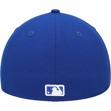 Men's New Era Royal Miami Marlins White LogoÂ Low Profile 59FIFTY Fitted Hat