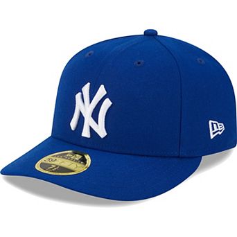 Men's New Era Royal New York Yankees White Logo Low Profile 59FIFTY Fitted Hat