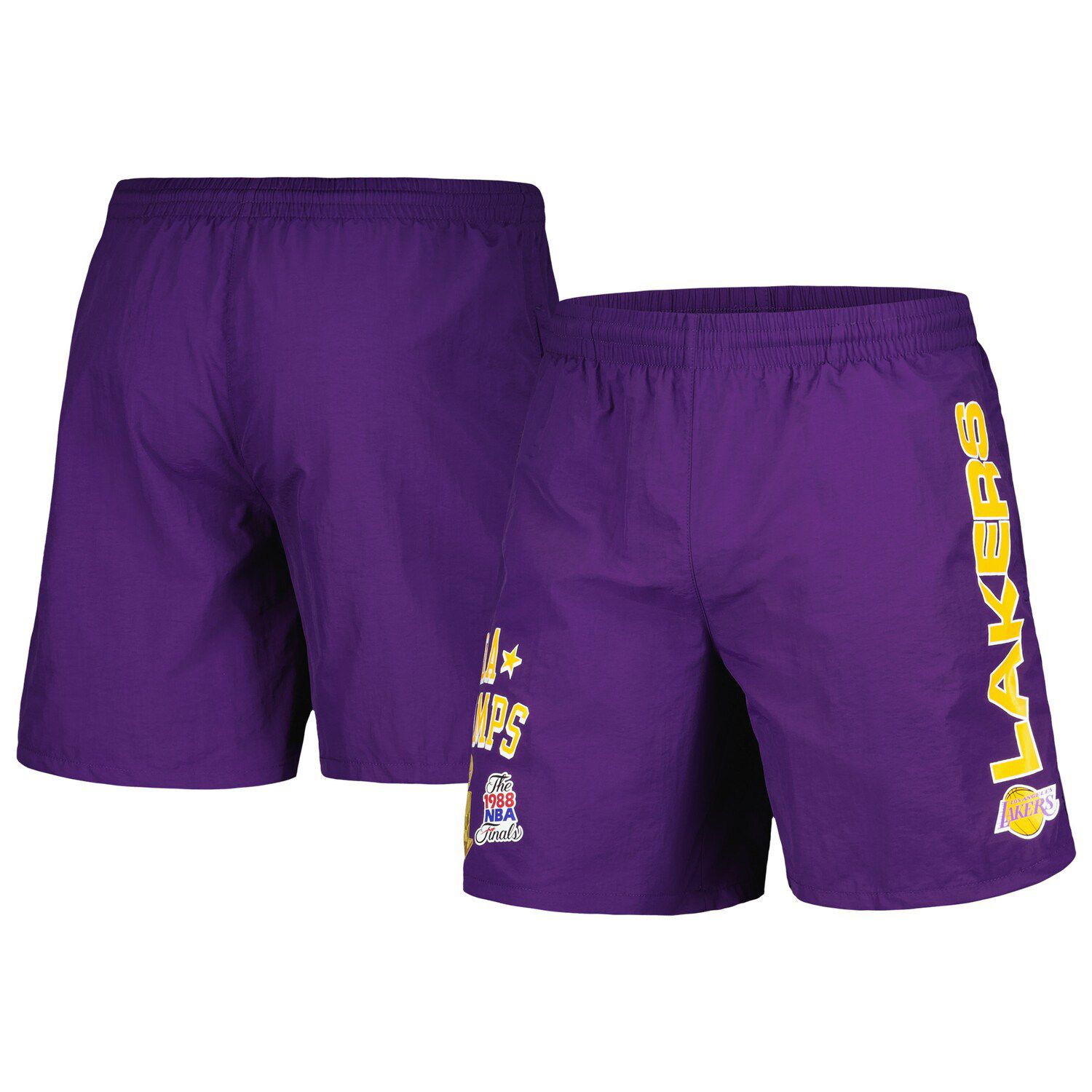 Los Angeles Lakers Mitchell & Ness Big & Tall Hardwood Classics Jumbotron  Shorts - Purple