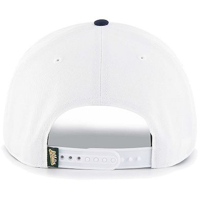 Men's '47 White Oakland Athletics Flag Script Hitch Snapback Hat