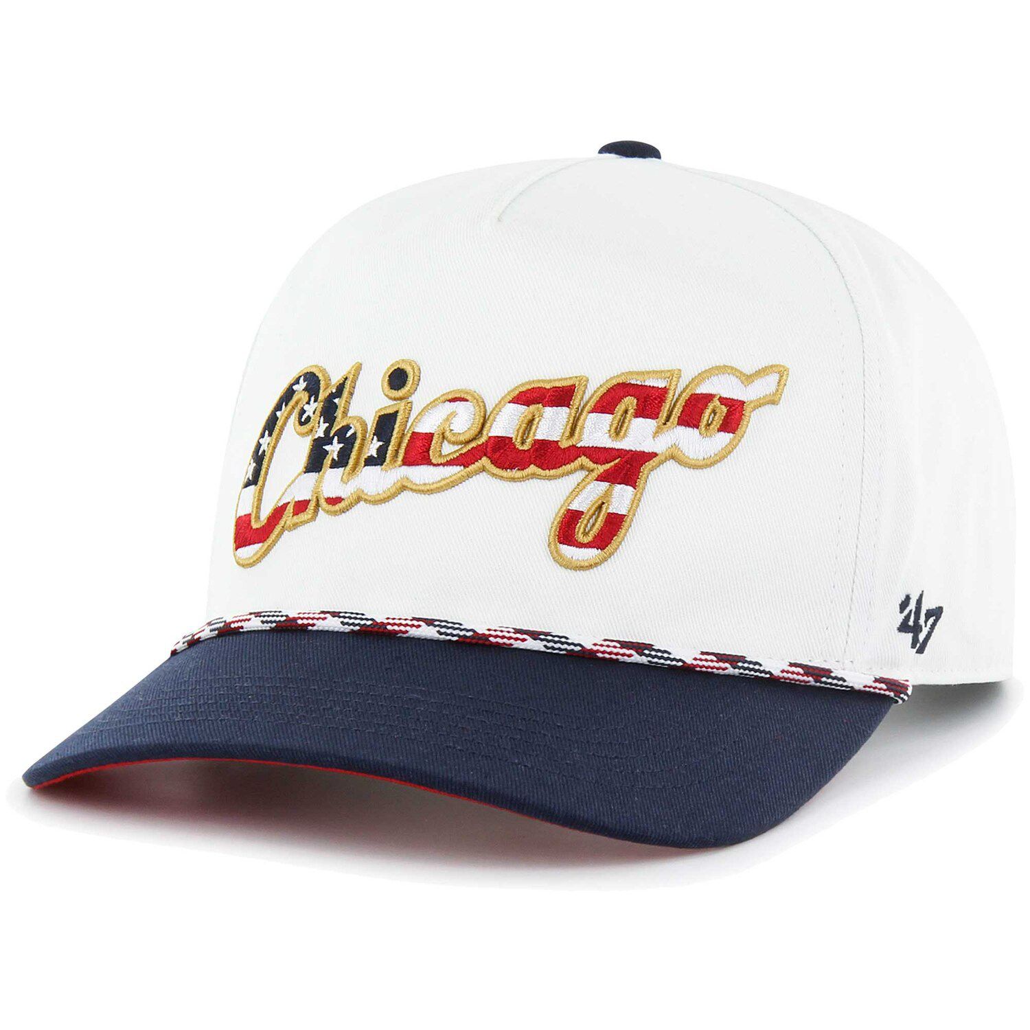 Casquette Snapback 47 Chicago White Sox - Dos Mesh - Gris Ajustable - Neuf étiqueté